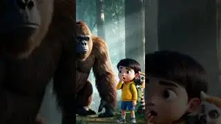 This Kid Met Bigfoot  You Won&rsquo;t Believe What Happe #shorts #animation  #cartoon #funny