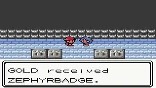 Pok&eacute;mon Gold Silver & Crystal Obtained a Gym Badge!