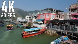 Tai O, Hong Kong's Fishing village on stilts | Walking tour | 4K 60 FPS