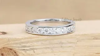 Channel Set Eternity Gold Wedding Ring💍🤩
