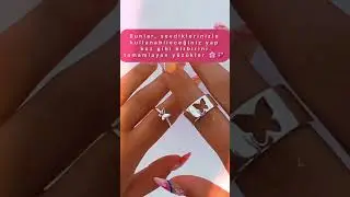 Birbirini tamamlayan çift yüzüklerimiz şuanda satışta💓💖Instagram/ozdeearaz, aveclamour.co