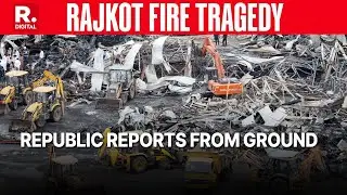 Rajkot Fire: Republic Reports From TRP Game Zone,  Shows The Single Entry Exit Point To The Building