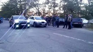 Porsche vs Seat Drag Racing