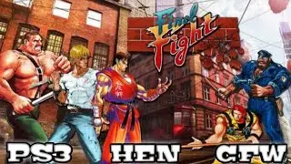 FINAL FIGHT SUPER NINTENDO AT&Eacute; ZERAR + DOWNLOAD DA TRILOGIA EM PKG PARA PS3 HEN/CFW