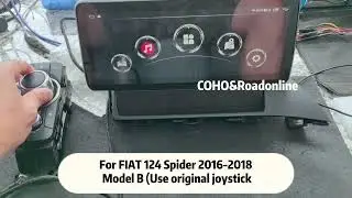 Android audio for FIAT 124 Spider 2016-2018 10.25''screen Android 12 Andriod system
