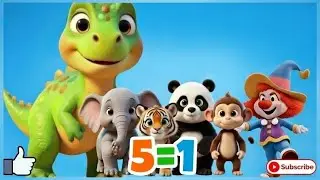 5 Leuke Kinderliedjes 🐾 Dieren &bull; Boom Boom &bull; Dino &bull; Regen &bull; Tel 1&ndash;20 | Papa TV World
