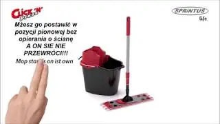 www cleanmed.com.pl & SPRINTUS CLICK 'N' PRESS kompletny zestaw do mycia podł&oacute;g