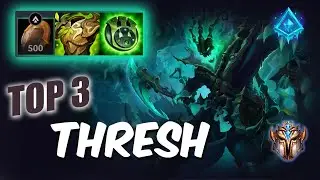 [Wild Rift] Thresh TOP 3 - S12 Challenger rank game + build