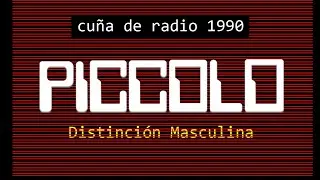 PICCOLO 1990 cu&ntilde;a de radio  (Panam&aacute; Radio Hist&oacute;rica)