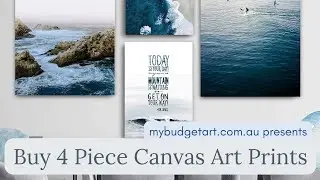 Buy 4 Piece Canvas Art Prints | Split Canvas Prints | Multi Panel Wall Art | Mybudgetart.com.au