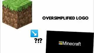 minecraft but it's oversimplified logo [#memes]