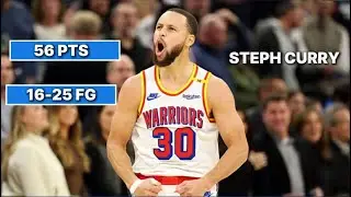 Steph Curry 56 PTS From 16-25 FG vs The Orlando Magic 🔥 | Full Game Highlights