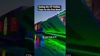 The CP Holiday Train is so cool 😱 #shorts #tenilletownes #cpholidaytrain