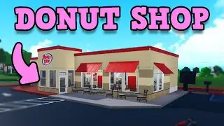 I Built a DONUT SHOP in Bloxburg!
