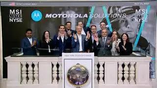 Motorola Solutions, Inc. (NYSE: MSI) Rings The Closing Bell&reg;