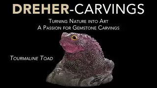 Dreher-Carvings: Tourmaline Toad