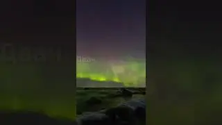 🌊 Northern Lights Dancing Over the Ocean #tranquility #shorts #relaxing #asmr