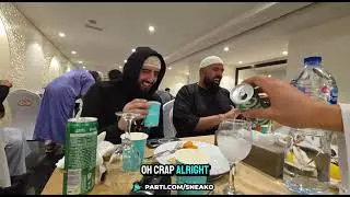 Sneako mukbang with the Muslim brotherhood #sneako #muslim #islam