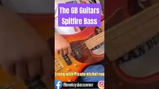 GB Guitars Spitfire 4-String Bass Tone Demo #shorts #gbguitars #gbspitfire