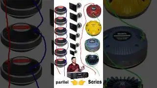 #HF हाईस Tweeter Connection parllel and series #short @DjDkStar