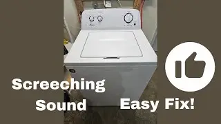 Washer Making Loud Screeching Noise? Easy DIY Fix That Costs Almost Nothing