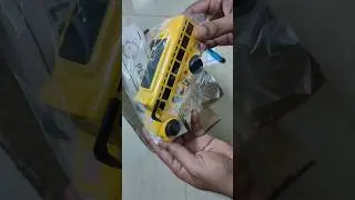 PLUSPOINT Exclusive Collection of schoolbus unboxing from Amazon #wheelsonthebus #kidstoy #schoolbus