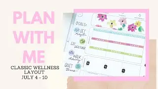 Plan with Me | Classic Happy Planner Wellness Layout