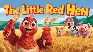 The Little Red Hen &ndash; Full Story for Kids | Audiobook with US English Accent