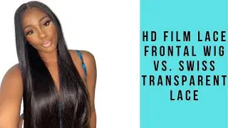 HD Film Lace Frontal Wig vs. Swiss Transparent Lace Frontal Wig #hdfilmlace #lacewig
