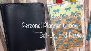 Foxy Fix Ring Personal Planner Unboxing, Paper Test, and Set Up Review