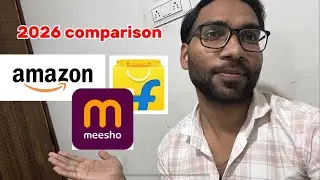 Day 12/365. Meesho vs Flipkart vs Amazon (2026) 🔥 Best for Beginners? #ecommerce