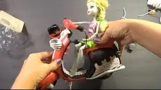 Unboxing: MONSTER HIGH SCOOTER vehicle for figures / dolls