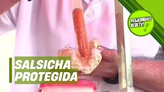 CACHORRO-QUENTE TOTALMENTE PROTEGIDO!| Pegadinhas RedeTV!