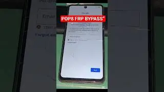 Bypass FRP Tecno Pop 8 (BG6/BG6M) &mdash; No PC Method