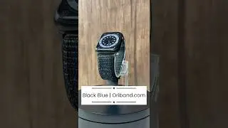 Black blue Sport Loop Apple Watch Band #usa #canada #oriband #losangeles #applewatch