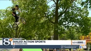 High-flying BMX stunt riders show off skills at Riverfest in La Crosse