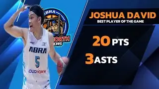 JOSHUA DAVID | 20 PTS 3 ASTS vs. BACOLOD | 2025 MPBL REGULAR SEASON