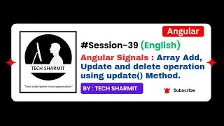 Update Array Signal in Angular with update() | Angular Signals Tutorial in English 2025 (Session-39)