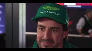 Fernando Alonso Post-Race Interview- Podium Finish!!