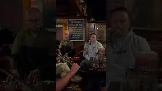 Fergal McAloon singing &lsquo;Sweet Omagh Town&rsquo; at Charlie&rsquo;s Bar County Fermanagh
