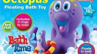 Nuby Octopus Hoopla Bathtime Fun Toys, Purple - Review