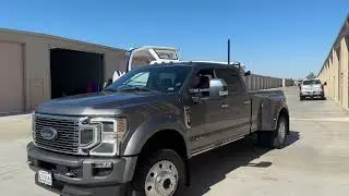 Ford F-450 towing Deep Impact 399 Sport