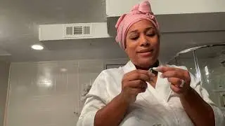 Welcome to The Burfitt club! The  Ladies Room ~Doing my own lashes and clip-ins. ~