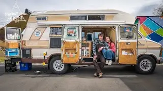 Продажа кофе из фургона. | Автономный кемпер Cafe VanLife тур.