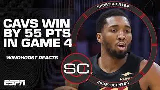Cavaliers WIN BY 55 PTS 😱 Cleveland completes sweep in DOMINANT Game 4 vs. Heat 🧹 | SportsCenter