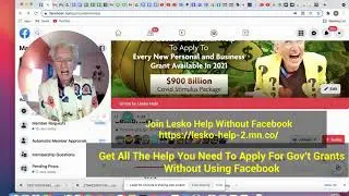 Get Customized Lesko Help To Apply For All Govt Grants  with NO FACEBOOK ACCOUNT