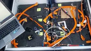 BMW battery cell monitoring using can bus slave modules