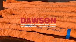 DAWSON Heavy Duty Lifting Slings, Round Sling, Webbing Sling, Synthetic Lifting Sling Belt