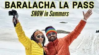 Most beautiful Road trip from JISPA to BARALACHA LA PASS | SNOW in SUMMERS #travelvlog #himachal
