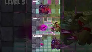 Pvz 2 Check plants - Night Cap Level 1, 5, Max vs Sky Gargantuar #shorts